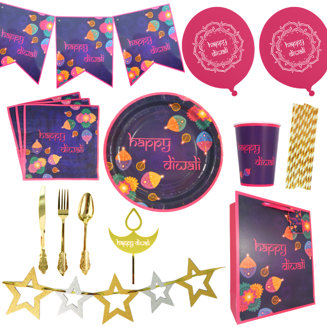 Party In A Box - Diwali - Purple & Pink